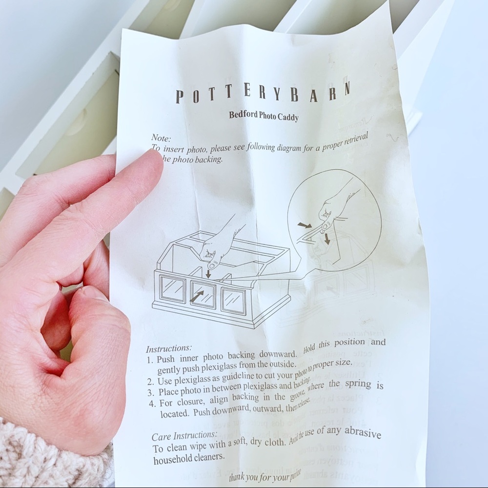 POTTERY BARN - BEDFORD Photo Caddy - Picture 7 of 8